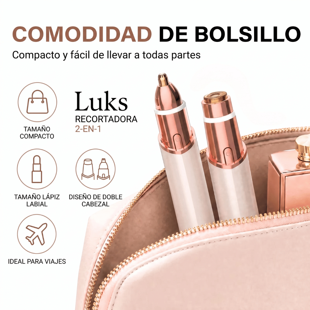 Depilador Facial y de Cejas 2-en-1