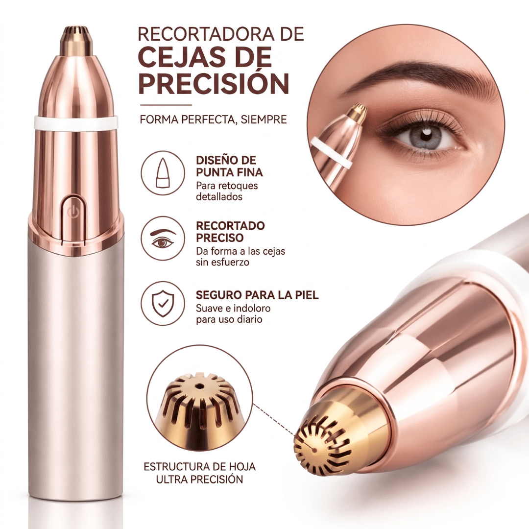 Depilador Facial y de Cejas 2-en-1
