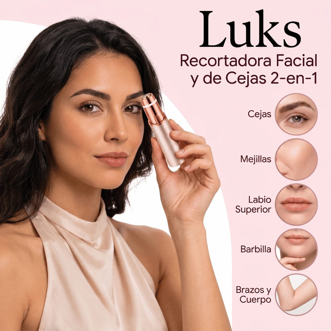 Depilador Facial y de Cejas 2-en-1