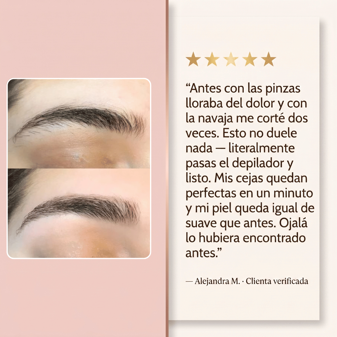 Depilador Facial y de Cejas 2-en-1