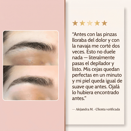 Depilador Facial y de Cejas 2-en-1